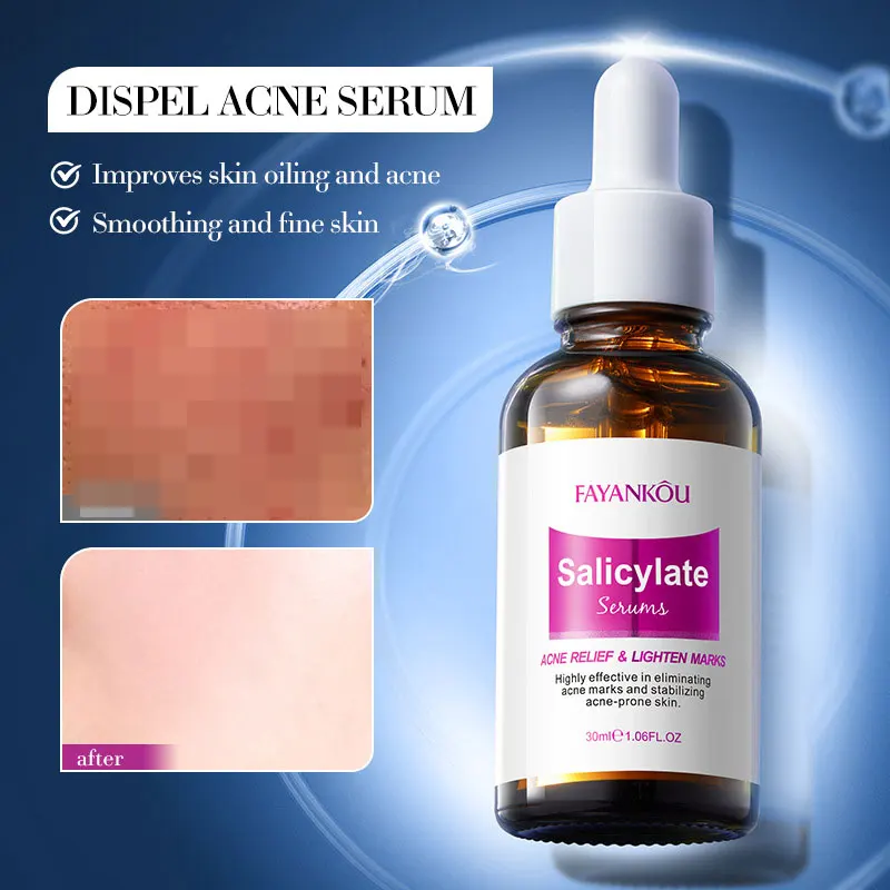 FAYANKOU Salicylic Acid Anti-Acne Essence Anti-Acne Marks Anti-Aging Firming Skin Hydrating and Rejuvenating Essence
