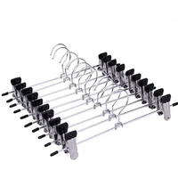 10pcs Stainless Steel Clothes Hanger Practical Drying Rack Heavy Duty Multi-function Durable Creative Exquisite with Swivel Hook 1