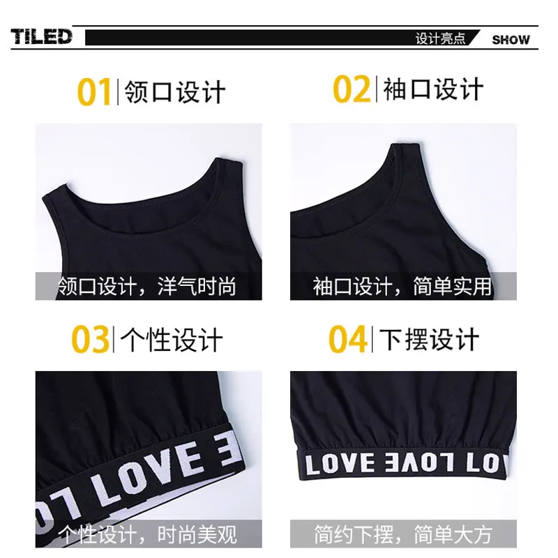 Girls Tank Tops Cotton Underwear for Girls Teenager Camisole Kids Singlets Undershirt Summer