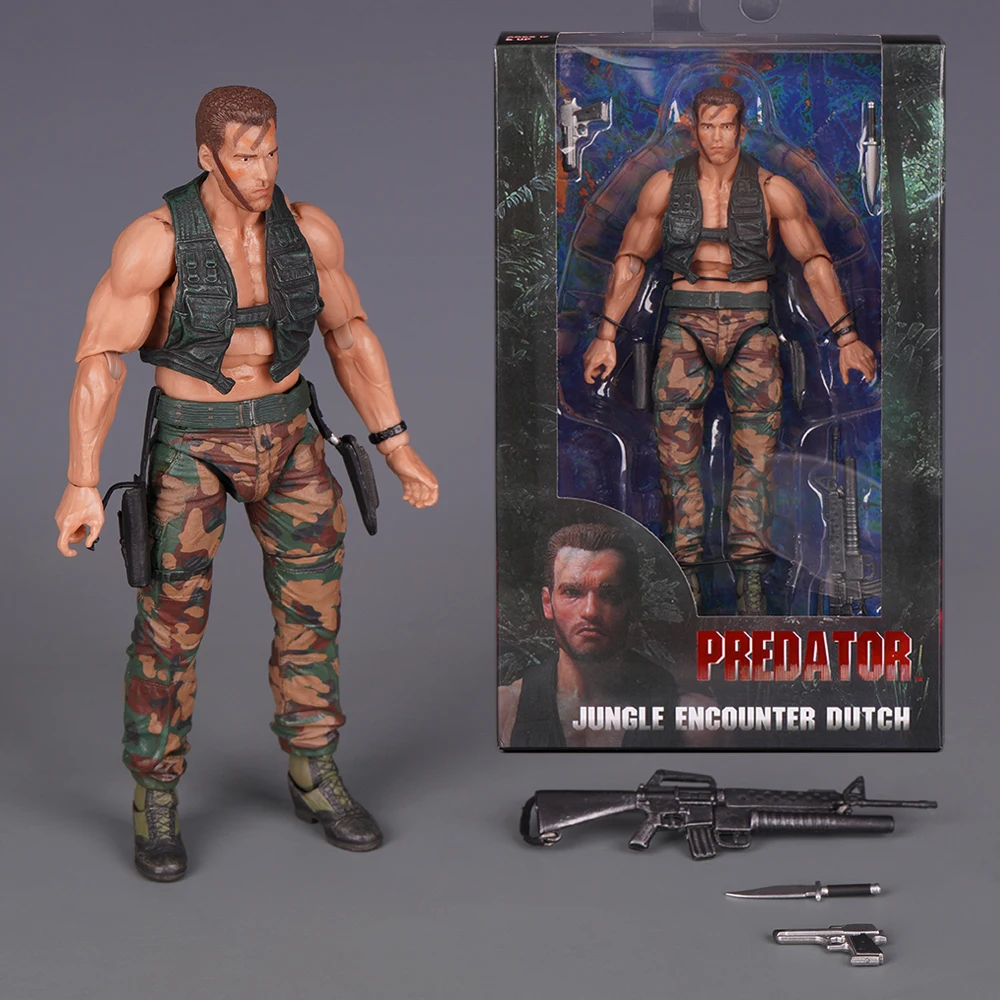 NECA Predator Jungle Disguise Dutch 30th Anniversary Figure New | eBay
