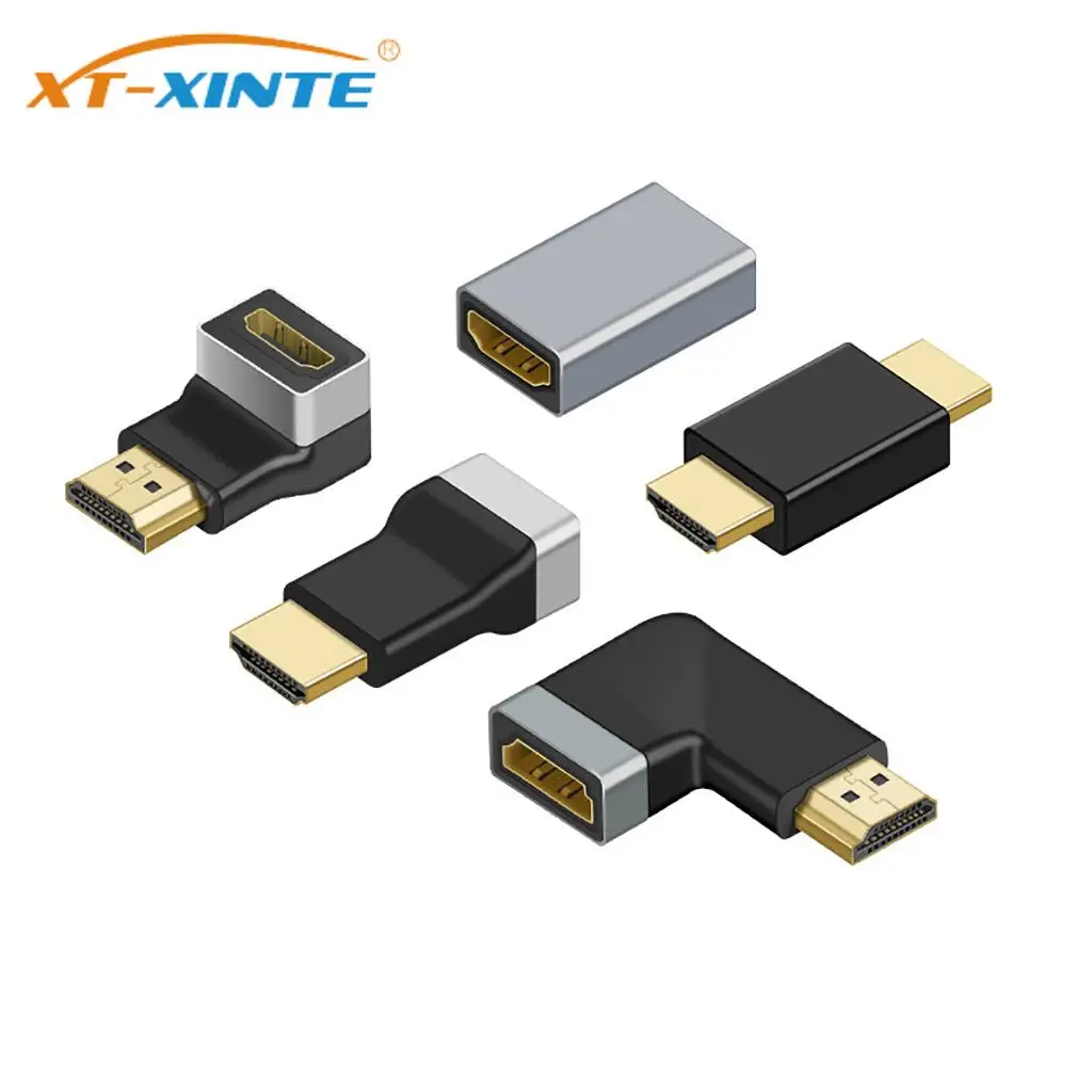 

HDMI-совместимый соединитель Адаптер Гнездо к гнезду локоть прямой папа к женскому для ноутбука 4K 8K HD HDMI-совместимый удлинитель