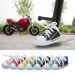 Motorcycle Side Stand Funny Cute Mini Shoe Bicycle Foot Support Motor Bike Kickstand 7.5cm Tripod Toy