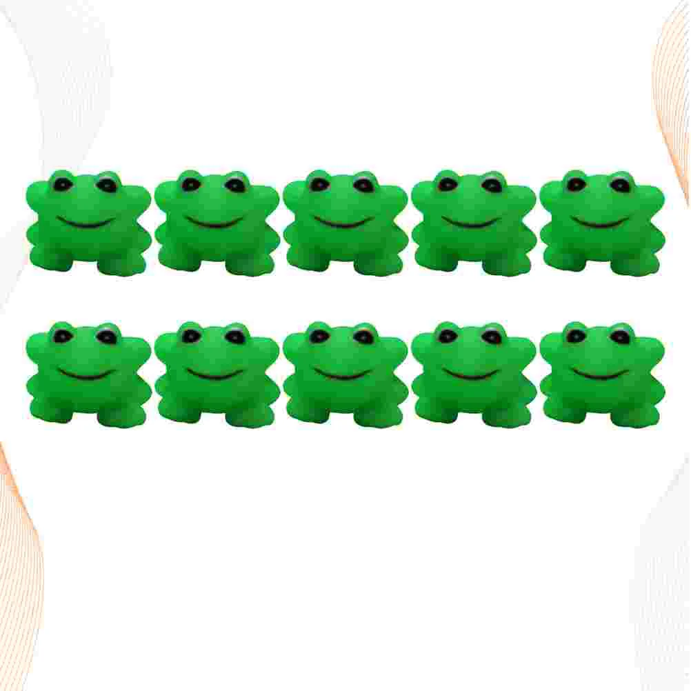 

7/10pcs Cartoon Frog Baby Bath Toys Squeaky Bathtub Swimming Pool Classic Toys For Kids Children Gift