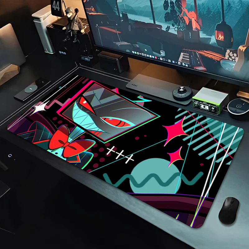 Hazbin Hotel Mouse Pad Gamer Computer Accessories Keyboard Table Mat Mousepad Company Gaming Laptop Desk mat Pc Anime Mousepad 5