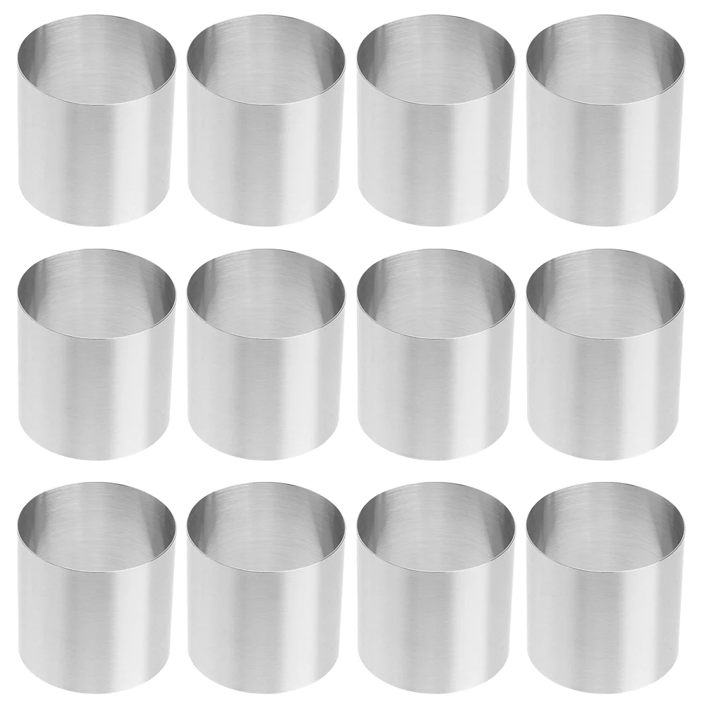 

Cake Ring Molds Stainless Steel Mousse Mold Round Cake Making Mold Cake Mold Mini Round Mousse Ring
