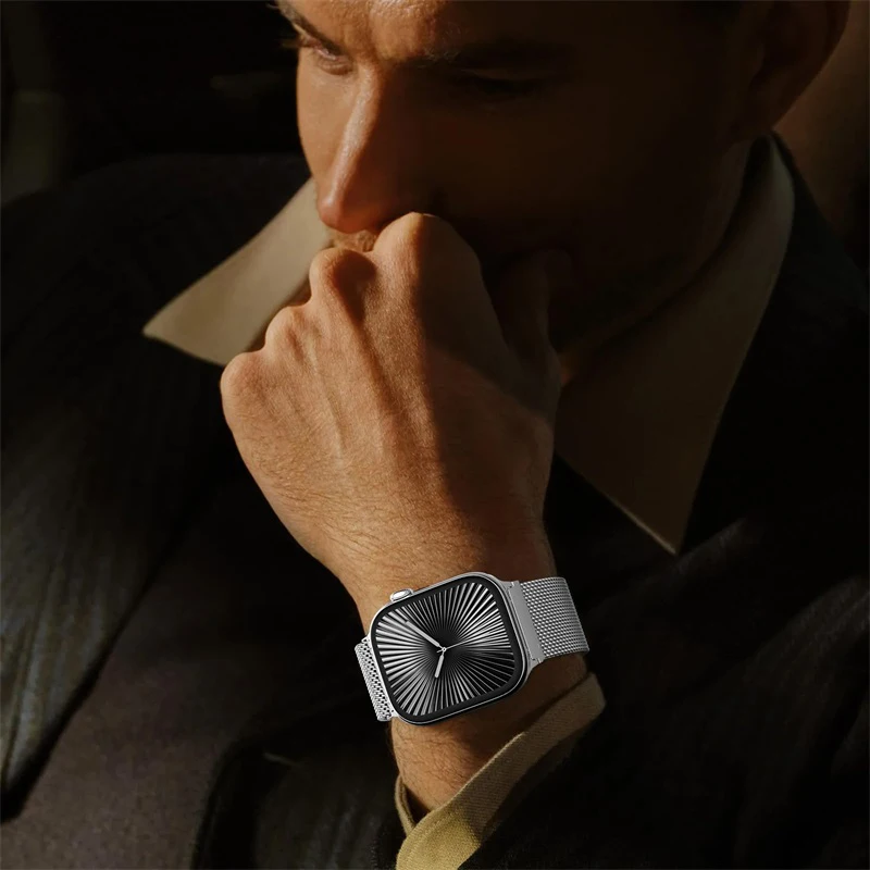 รูปสินค้า สายนาฬิกาโลหะ Milanese Loop สำหรับ Apple Watch ทุกรุ่น