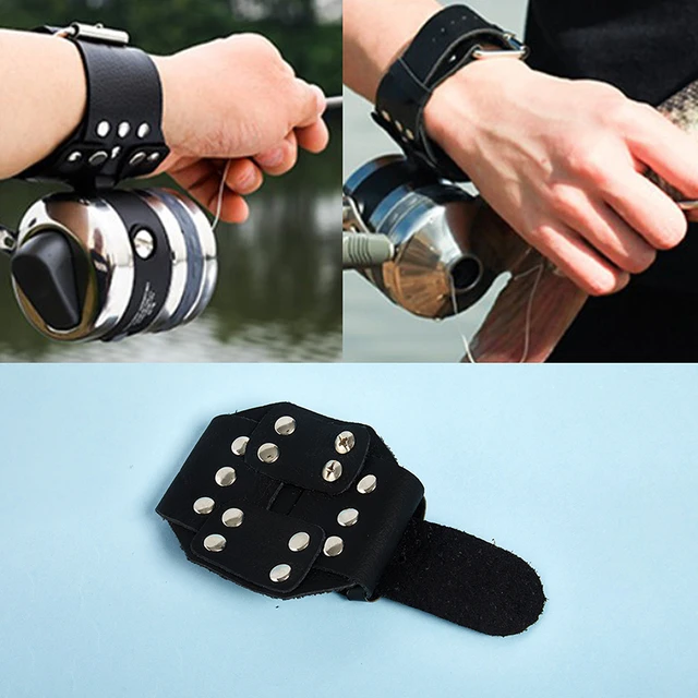Self-defense Wristband Fishing Reel Hunting Shooting Catapult Fixing Band  Finger Guard Adjustable Strap Hand Protector