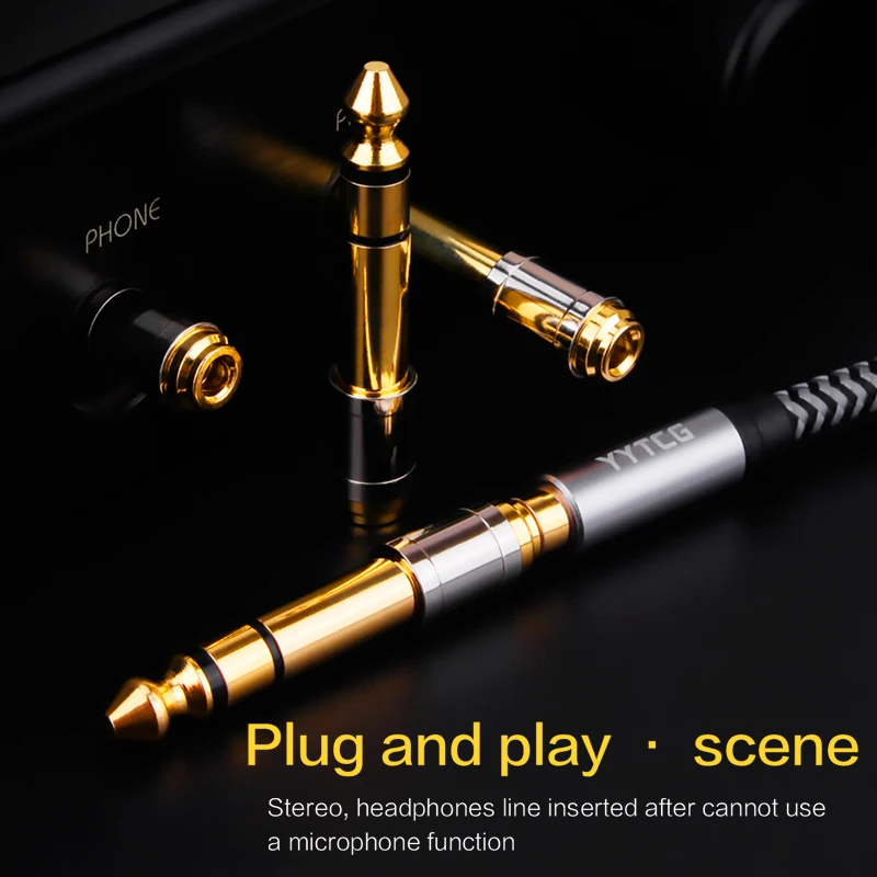 Premium Audio Jack Adapter - Universal Male to Female Connector