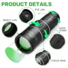 16x52 Dual Focus Monocular Upgrade Handheld Telescope 66m/8000m for Camping Concerts Fishing Hunting Spotting 2