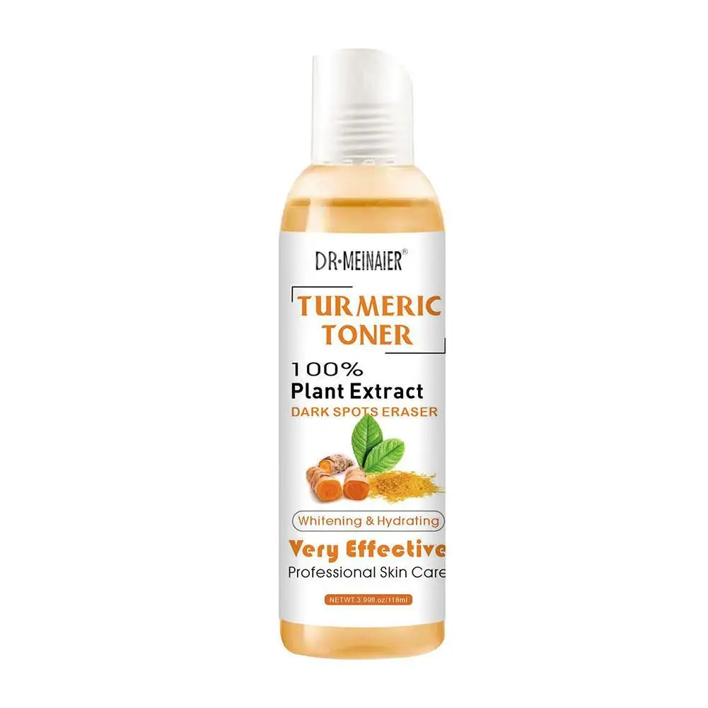 

118ml Tumeric Dark Spots Toner Spots Eraser Corrector Turmeric Fade Blemishes Dark Spot Remover Acne Remover Toner For Dark Skin