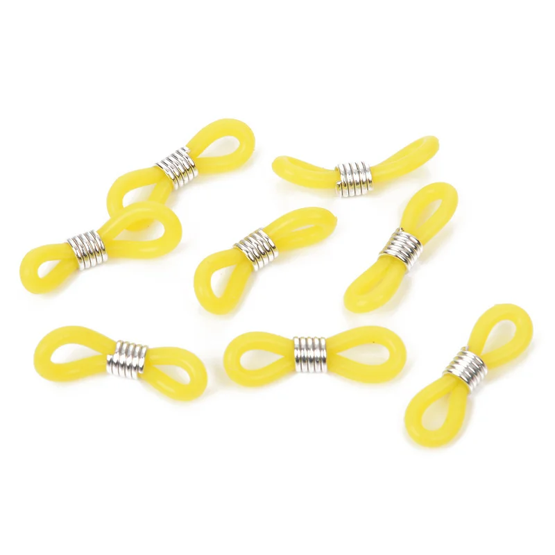Estremità Silicone Regolabili Connettori Catena Occhiali LNQ - 100 Pezzi In Silicone