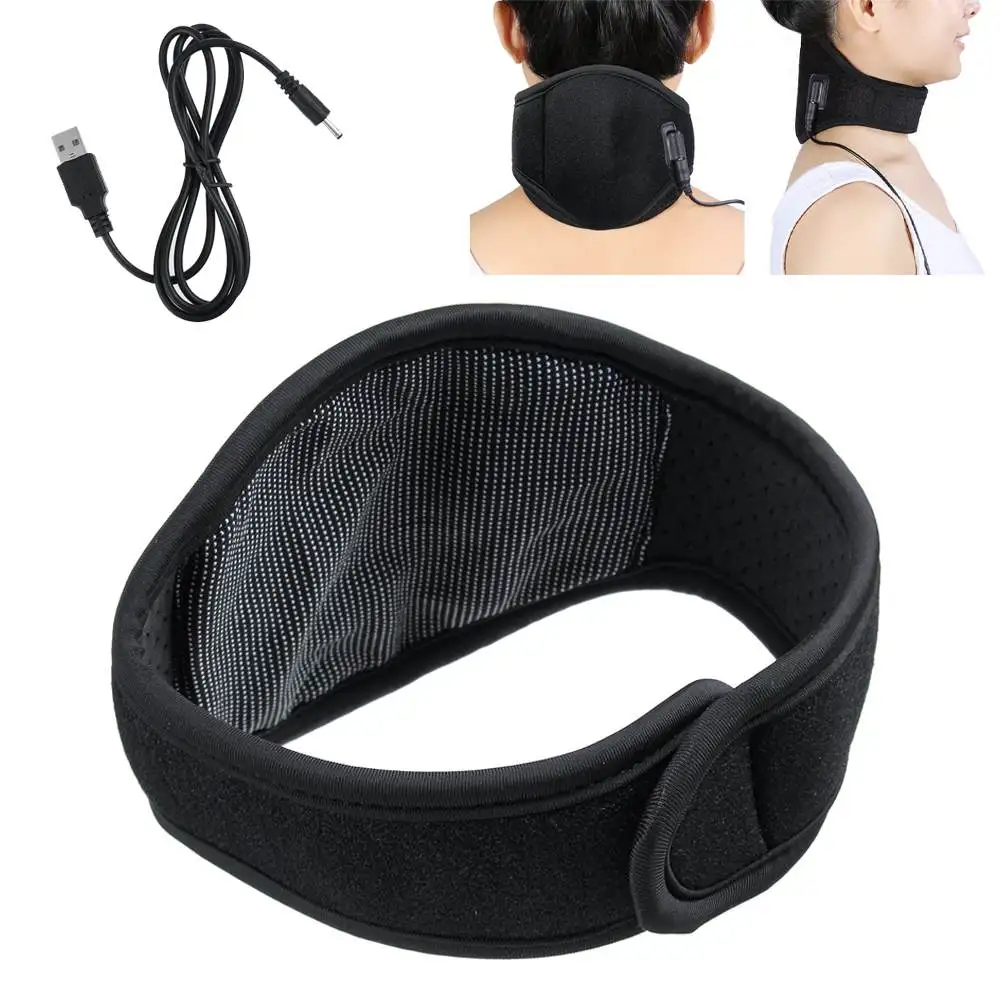 

Electric Heating Pad for Neck and Shoulder, Back Warmer, Pain Relief, Heat Therapy, Neck Brace, Winter