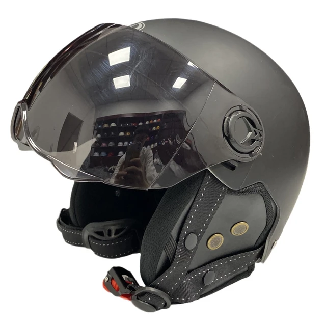 ゴーグル付き自転車用ヘルメット,レンズ付き,耳保護,バイク用