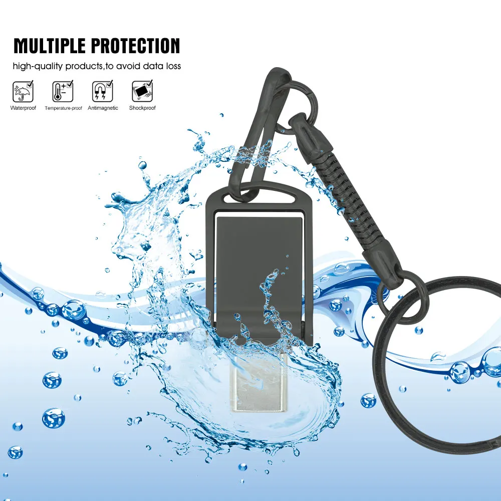 TYPE-C 2 in1 USB 2.0 플래시 드라이브 64GB 고속 펜 드라이브 32GB 16GB 8GB 메모리 스틱 4GB 펜 드라이브(휴대폰 컴퓨터용)