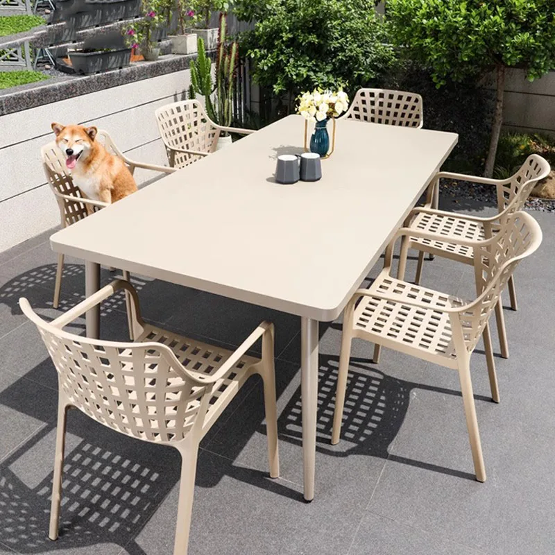 Garden Patio Camping Table Conference Dining Restaurant Console Outdoor Table Tableware Gaming Mesa Plegable Home Furniture