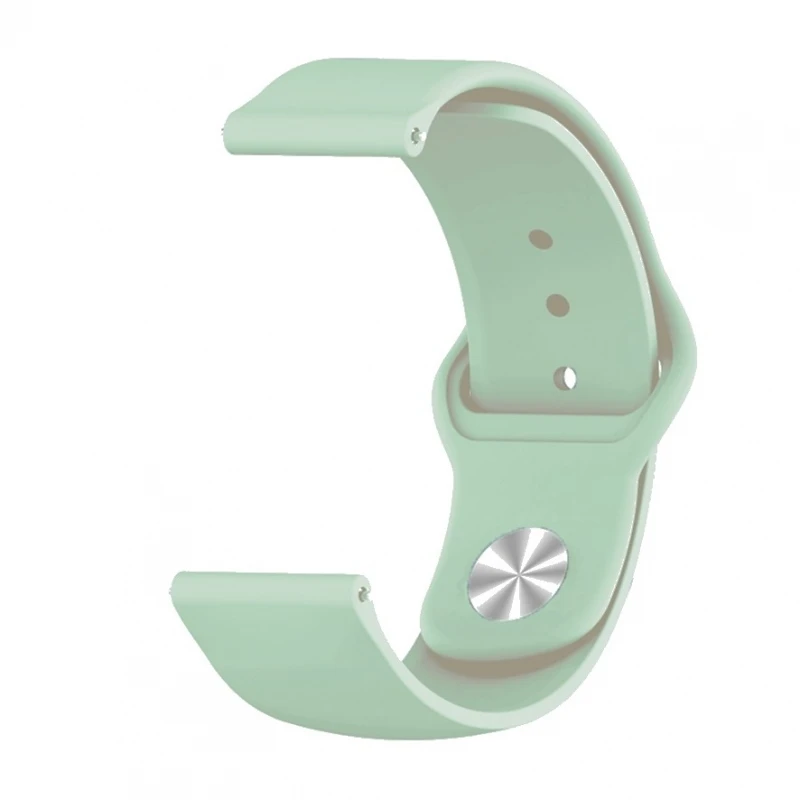 Cinturino Compatibile Con Samsung Xiaomi Garmin Huawei 22Mm Pulsante Turchese # Huawei: Watch Gt 3 46Mm, Watch Gt Runner, Watch 3, Watch 3 Pro, Watch 