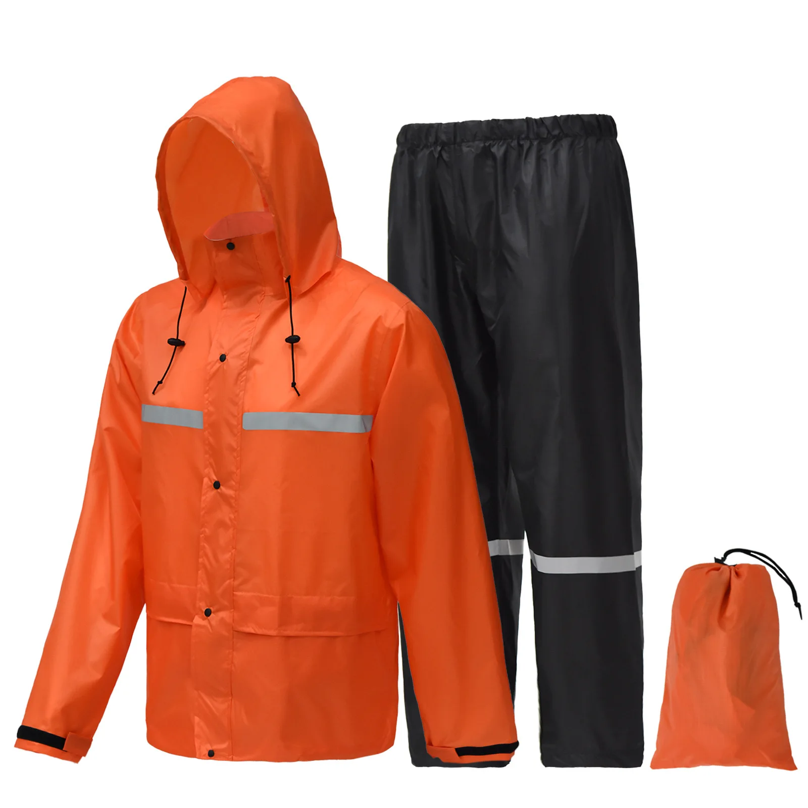 Waterproof Camouflage Folding Raincoat Set Portable Travel Rain Suit Hunting Poncho for Fishing Motorcycle Storm Jacket raincoat poncho