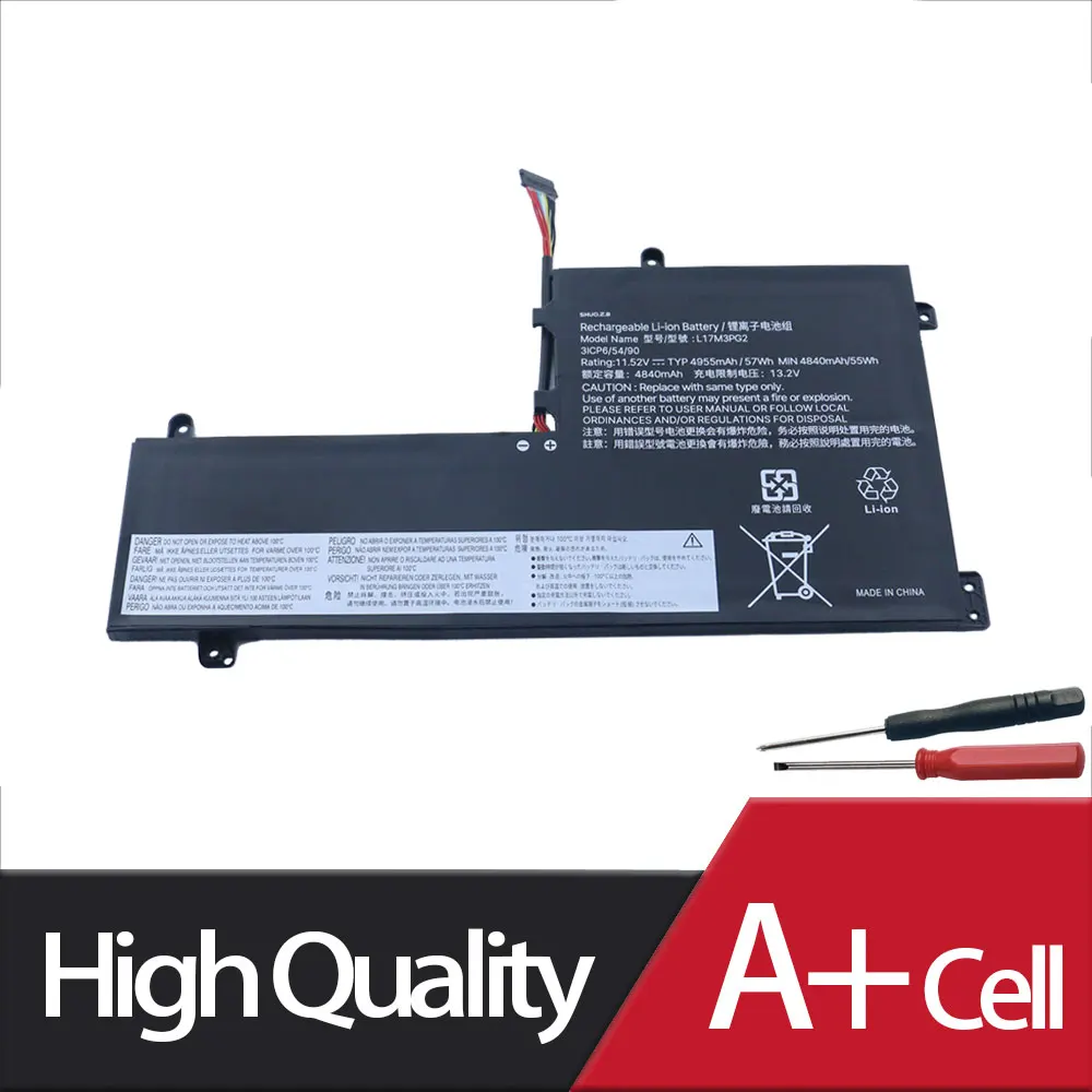Bateria do Laptop L17m3pg3 L17m3pg2 L17l3pg1 L17m3pg1 L17c3pg1 para Lenovo Legião Y530 Y54015irh Y540-15irh Y7000 Y7000p Y740 Novo - Imagem 3