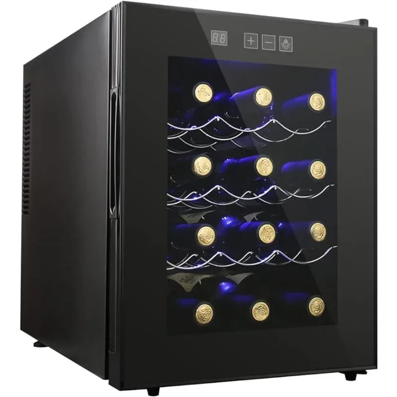 HAOYUNMA Refrigerator,Compact Wine Fridge with Digital Temperature Control Quiet Operation Thermoelectric Chille