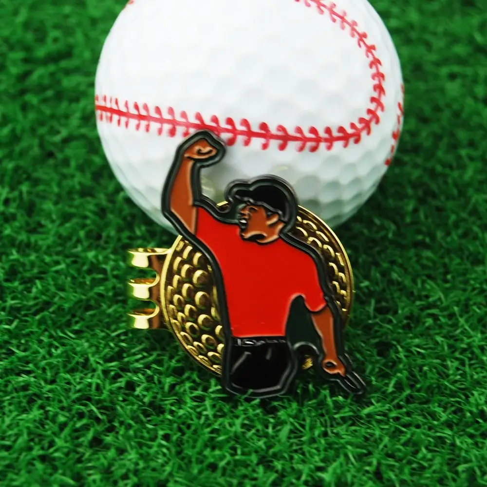 Durable Alloy Marker Golf Ball Mark Tiger Magnet Golf Hat Clip Green Jacket Multicolor Clip Marker Men Women