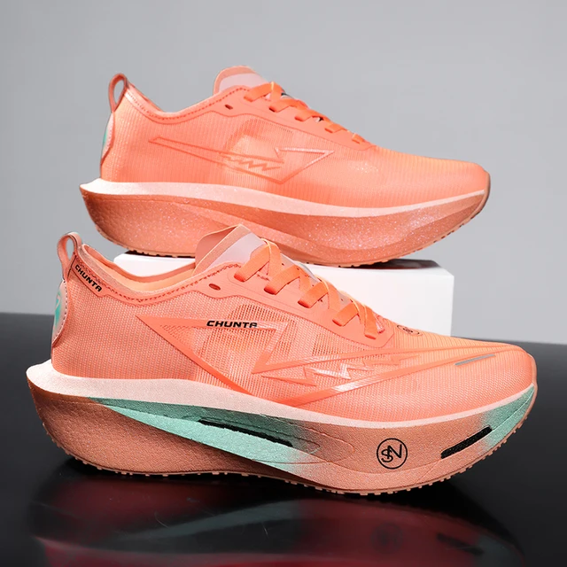 Chaussures de course Marathon pour hommes, semelle carbone, sport spécialisé, respirantes, légères, confortables pour femmes, baskets athlétiques Chunta 5 Chaussures de course Marathon pour hommes, semelle carbone, sport spécialisé, respirantes, légères, confortables pour femmes, baskets athlétiques Chunta 5