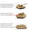 Type 10 40Mins RC Heavy Tank M1A2 T 34 40CM Large Camouflage RC Tank Independent Suspended Track Tiger Tank RC Toy For Boy Gifts 5
