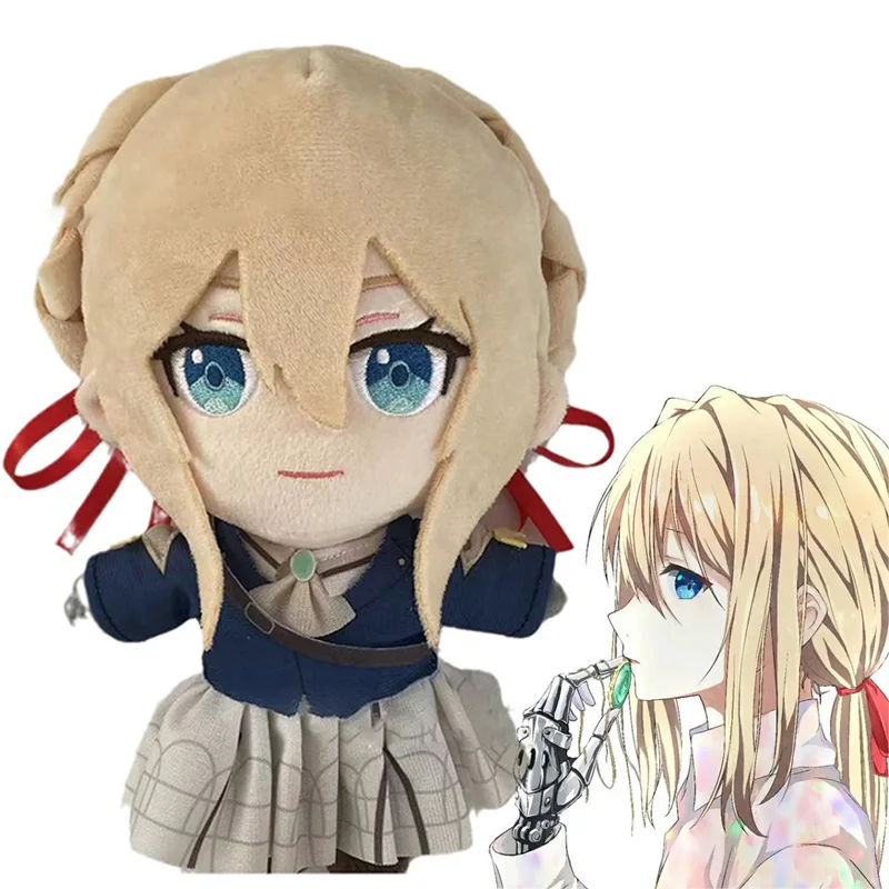 

Фиолетовые плюшевые куклы Evergarden Аниме Косплей Плюшевые игрушки мультяшная мягкая фигурка диван кровать плюшевая подушка детские рождественские подарки