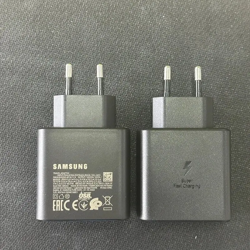 純正SAMSUNG充電器 45Wアダプター PD USB Type-C 超急速充電2.0 Z