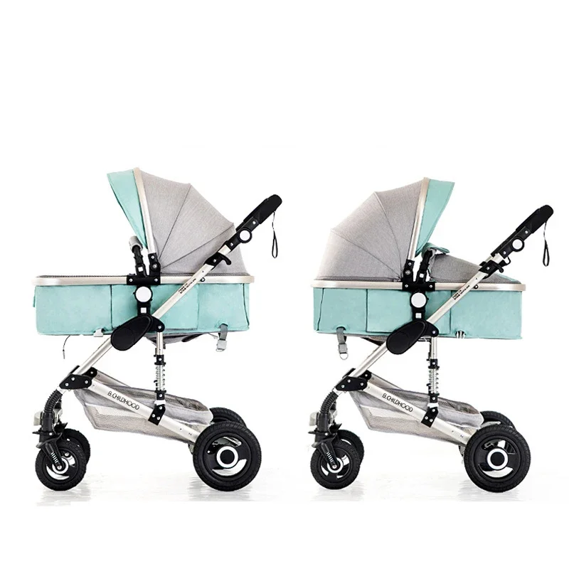 baby stroller 3in1 Luxury High Landscape baby pram portable pushchair multifunctional Newborn Carriage double faced