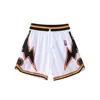 American Basketball Shorts Men's Summer Loose Quick-drying Breathable Sports Four-point Pants But Knee James Curry Same Style 3