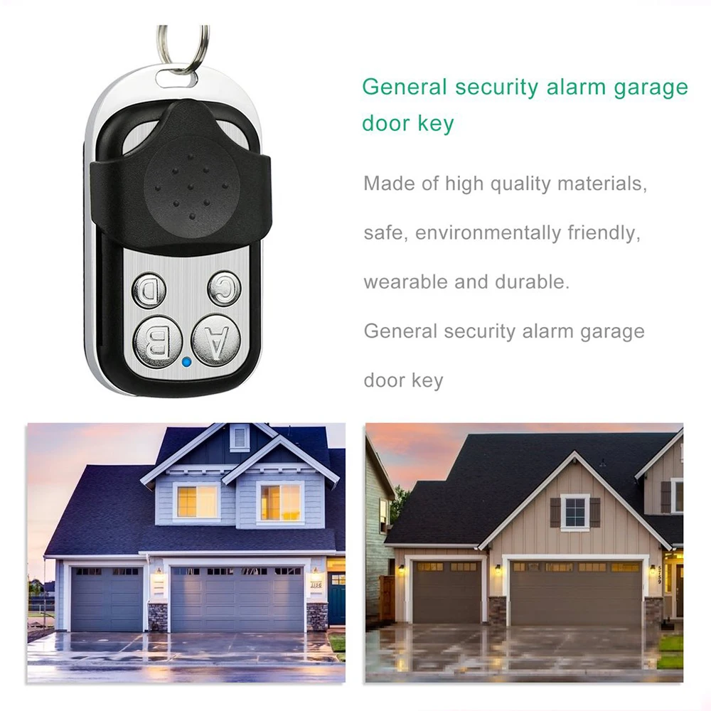 Metal Push Button Remote Control Transmitter ABCD / Lock Unlock 4Button 433MHz U