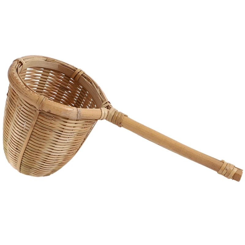 

New Nature Bamboo Tea Strainer Filter Colander Infuser Handmade Weave Crafts Novelty Tea Tool Kung Fu Tea Gadgets Gift