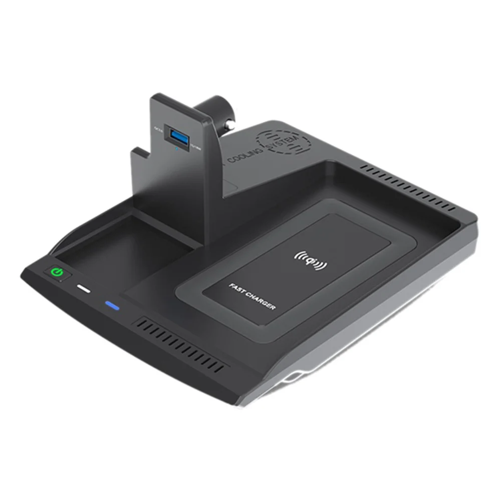 

15 Вт автомобильное беспроводное зарядное устройство Qi, быстрая зарядка, зарядное устройство для телефона для HONDA ACCORD, подлокотник, зарядное устройство для телефона