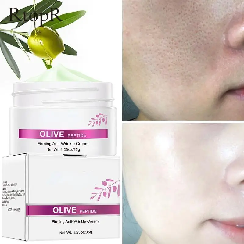 Whitening Anti-Wrinkle Cream with Olive Extract 100g white shoes cleaning cream stains remover shoes whitening cleansing cream with wipe sponge for shoes sneakers
