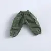 Ob11 Clothes Fashion Tooling Style Pants Pocket Decoration Jeans Elastic Waist Trousers For Obitsu11 Dolls Accessories Kids Toys 6