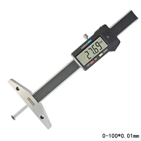 Description Picture 5 of item50-300mm Disc Head Digital Display Depth Gauges curacy 0.01mm Accurate Measurement