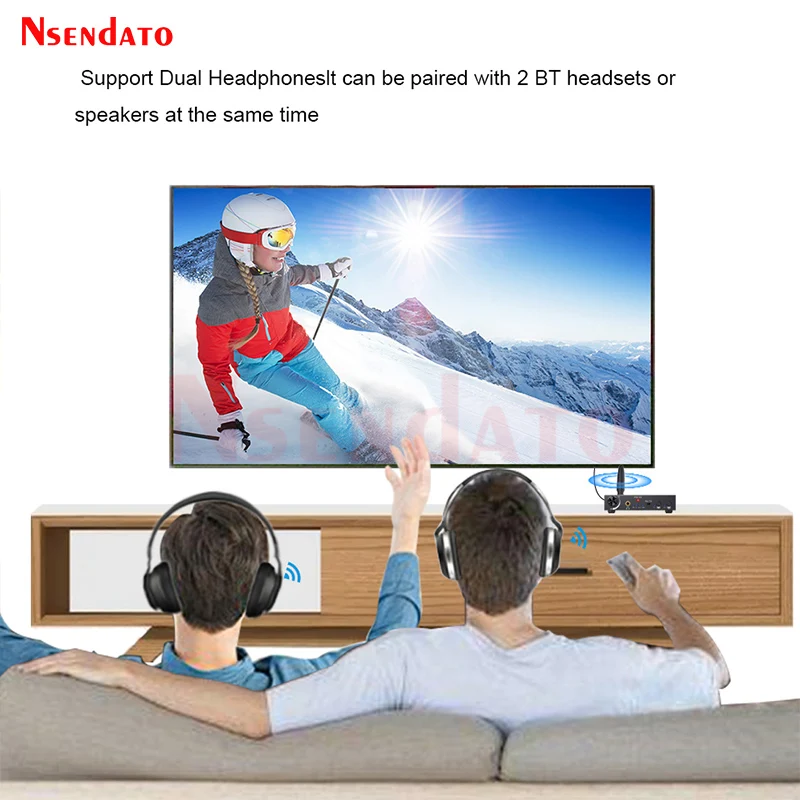 192k Wireless Bluetooth-compatible V5.3 DAC Digital Coaxial Toslink To Analog RCA 3.5mm Audio Converter Adapter For TV PC