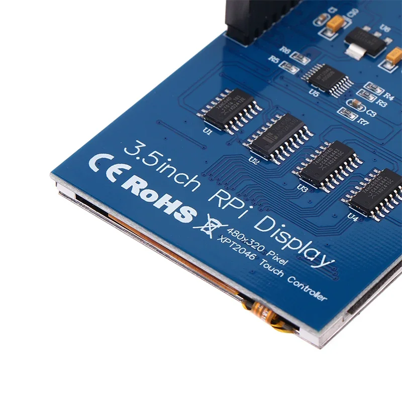 Display da 3,5 pollici per modulo display Raspberry Pi Touch screen da 3,5 pollici Display touch screen TFT 320 × 480 con penna touch per Raspberry Pi A, - immagine 6