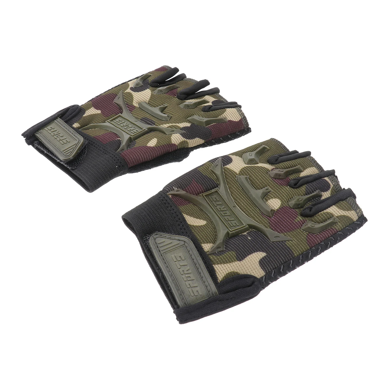

Cycling Gloves for Kids Boy Breathable Half Finger Gloves Outdoor Sports Fishing Riding Climbing Non-slip Training Glove