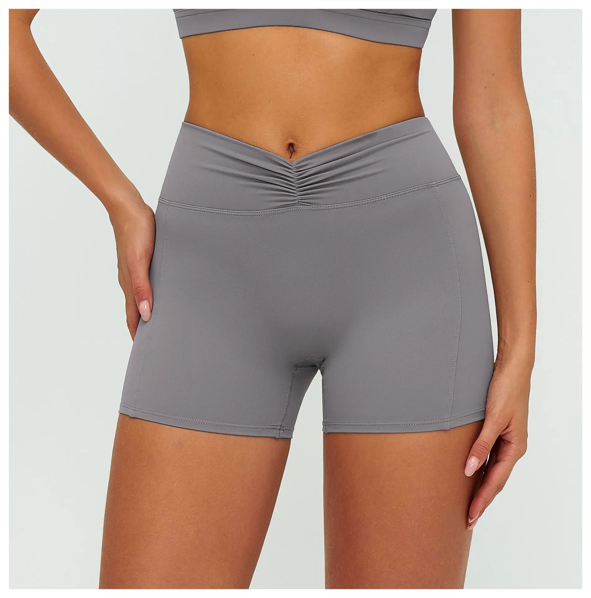 Women Yoga Shorts High Waist Workout Cycling Shorts Push Up Fitness Yoga Lift Butt Fitness Ladies Yoga Gym Running Short Pants 23 S66690c21b2224c349eb18e368b94b48dG