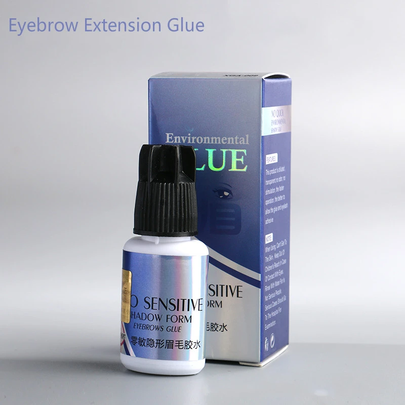 10ml Professional No Sensitive No Odor Eyebrow Extensions Glue Eyebrow Extensions Bonding Adhesive 30 Days Lasting