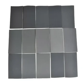15PCS Wet & Dry Sandpaper Set – 400–3000 Grit Assorted Abrasive Sanding Sheets for Automotive Polishing & DIY Finishing 1