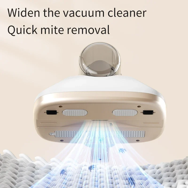 5-in-1 Cordless Handheld Vacuum Cleaner Portable UV Deep Dust Mite Remover for Home Car Bed Sofa Mattress Carpet