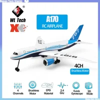 WLtoys XK A170 RC Airplane 660mm Wingspan 2.4G 4CH Remote Control Airplane 3D/6G Brushless Motor EPO Material Drone Boys Toys 1