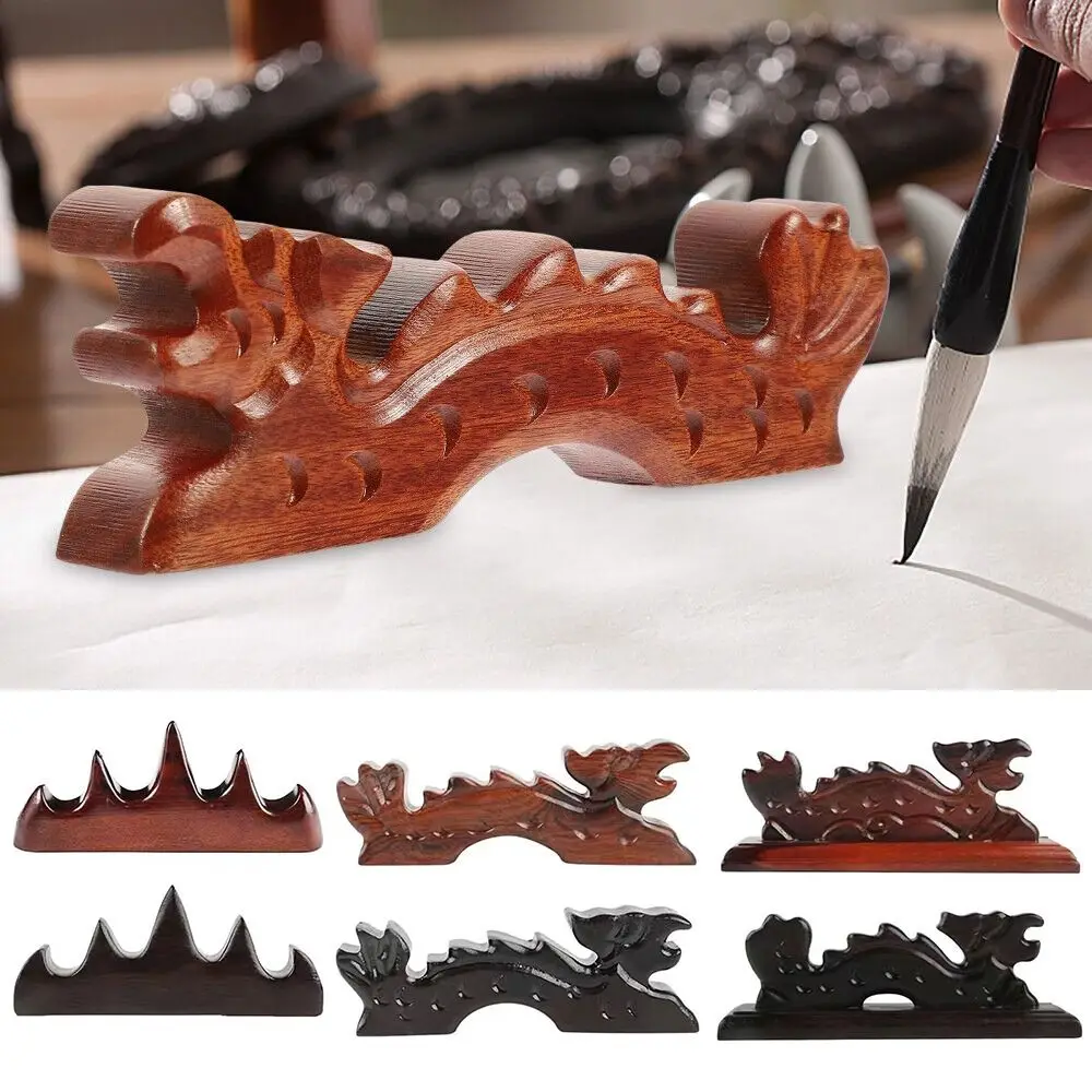 

Принадлежности, подставка для ручки в Форме Дракона, креативные канцелярские принадлежности, держатель для ручки, держатель для кистей для каллиграфии, чернильные подставки для кистей