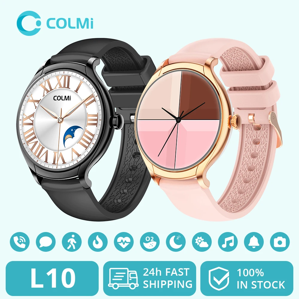 COLMI L10 Women Smartwatch Fashion-forward Design 1.4" Full Screen 100 Sports Modes 7 Day Battery Life Smart Watch