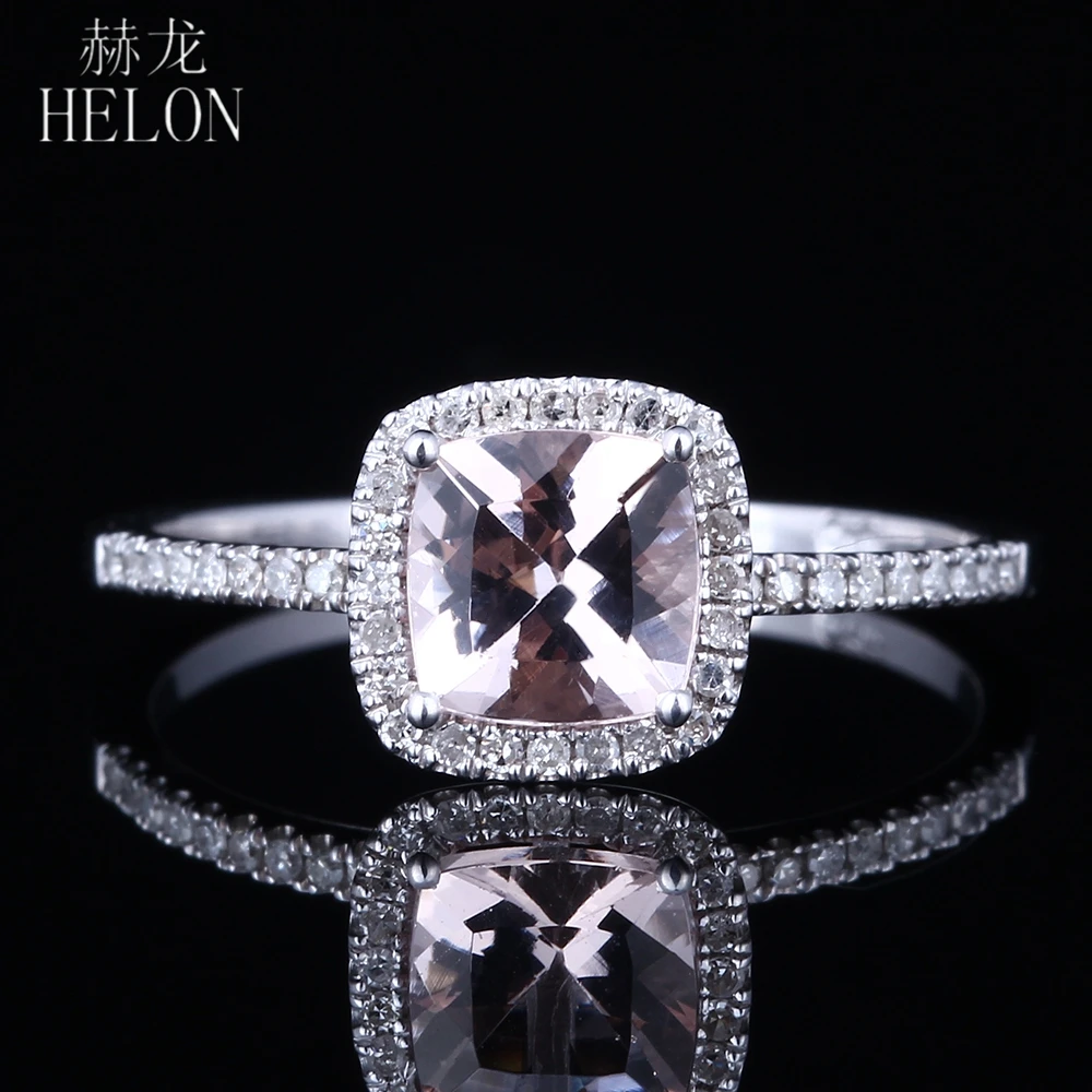 

Кольцо HELON из белого золота 14 к, 10 к, 6 мм, 0,9 карат
