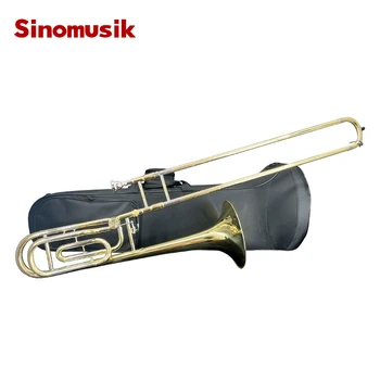 China Sinomusik High Quality Toned Trombone for Sale with Free case , Full Accessory