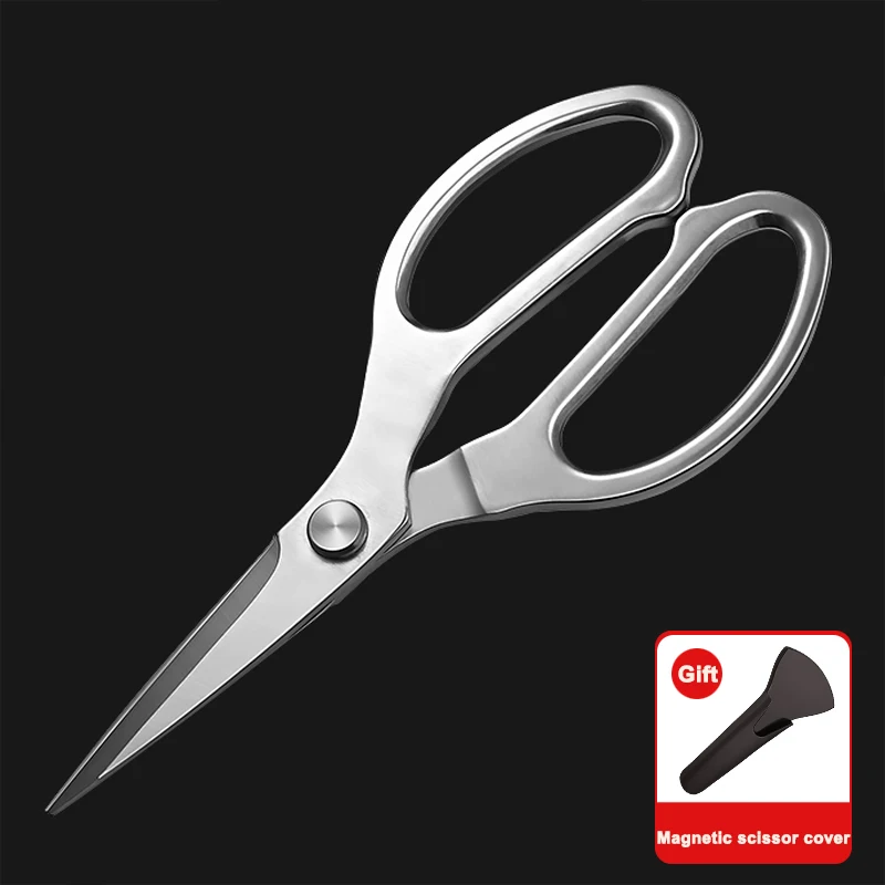 주방 가위 헤비 듀티 고기 가위 가금류 가위 식기세척기 사용 가능 음식 조리용 가위 스테인리스 스틸 다용도 가위