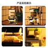 Cada LED City Japanese Street View Bricks Shop LED Japanese Steamed Bun House Architecture Building Blocks Summer Cafe Toys 6